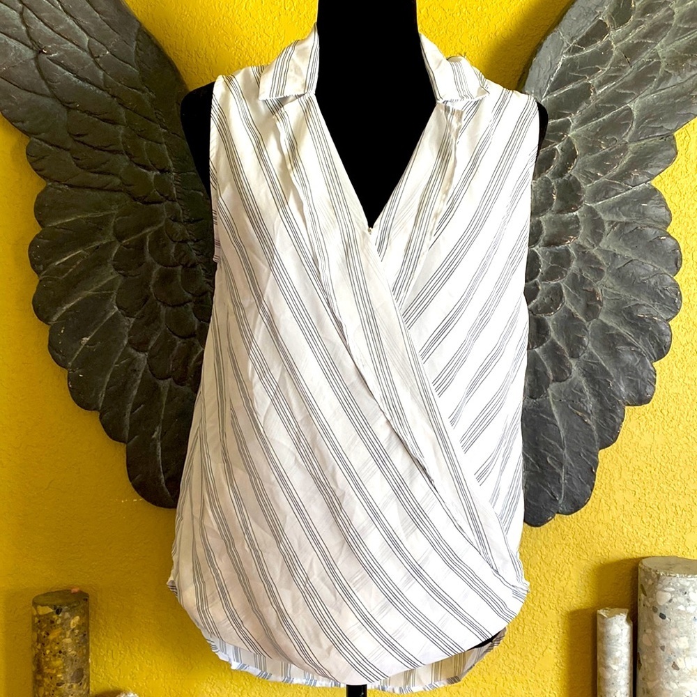 Japna Wrap Front Blouse Top